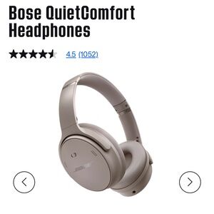 Bose QuietComfort Headphones - Silver
